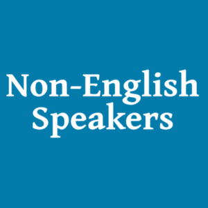 Group logo of Non-English Speakers